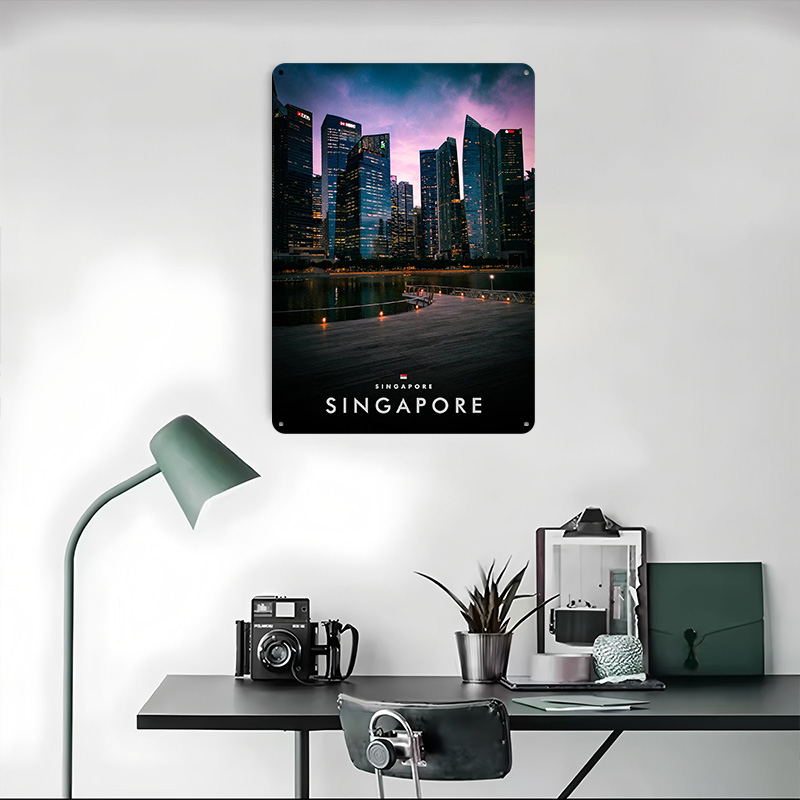 Captured Singapore By Night Pr - Home And Bathroom Singapore 评论和价格