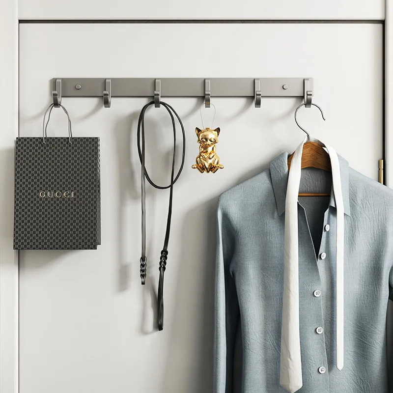 Aluminum Wall Hook Rack – No-D - Home Bathroom Organizer 评论和价格
