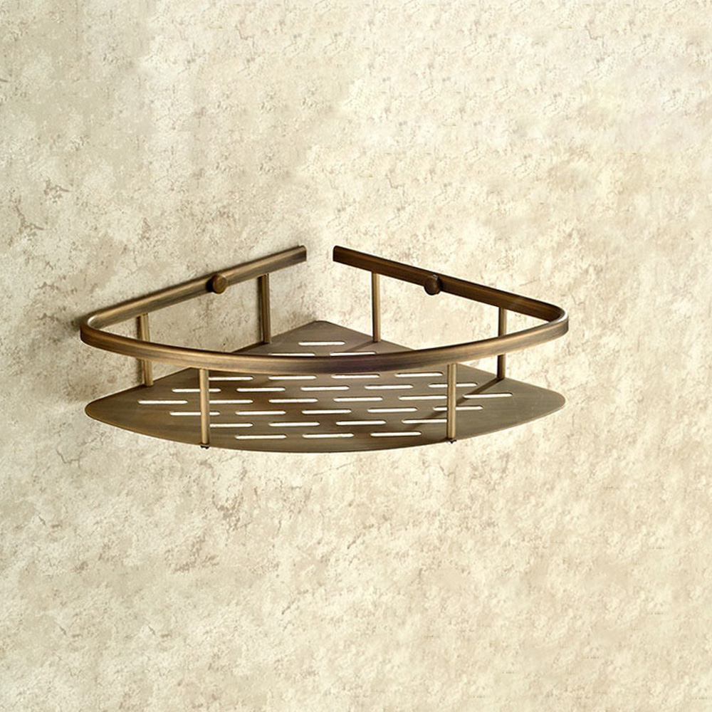 Antique Brass Bathroom Accesso - Bath Caddy Tray 评论和价格