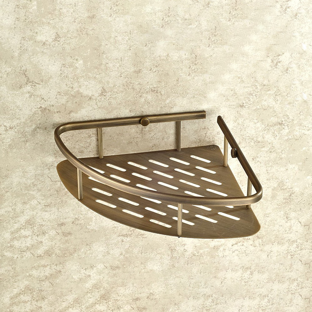 Antique Brass Bathroom Accesso - Bath Caddy Tray 评论和价格