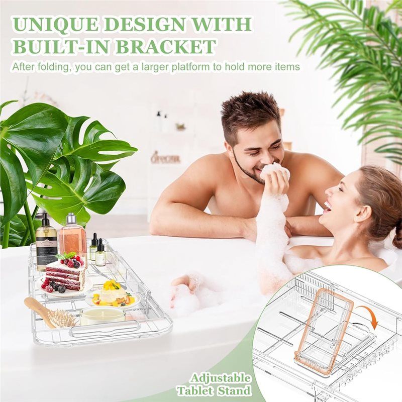 AEE2-Expandable Drain Bath Cad - Bath Caddy Tray 评论和价格
