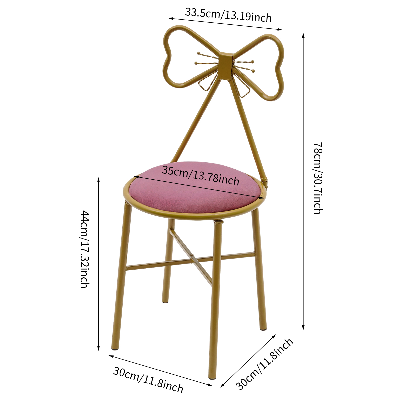Pink Butterfly Backrest Vanity - Home Bathroom Vanity 评论和价格
