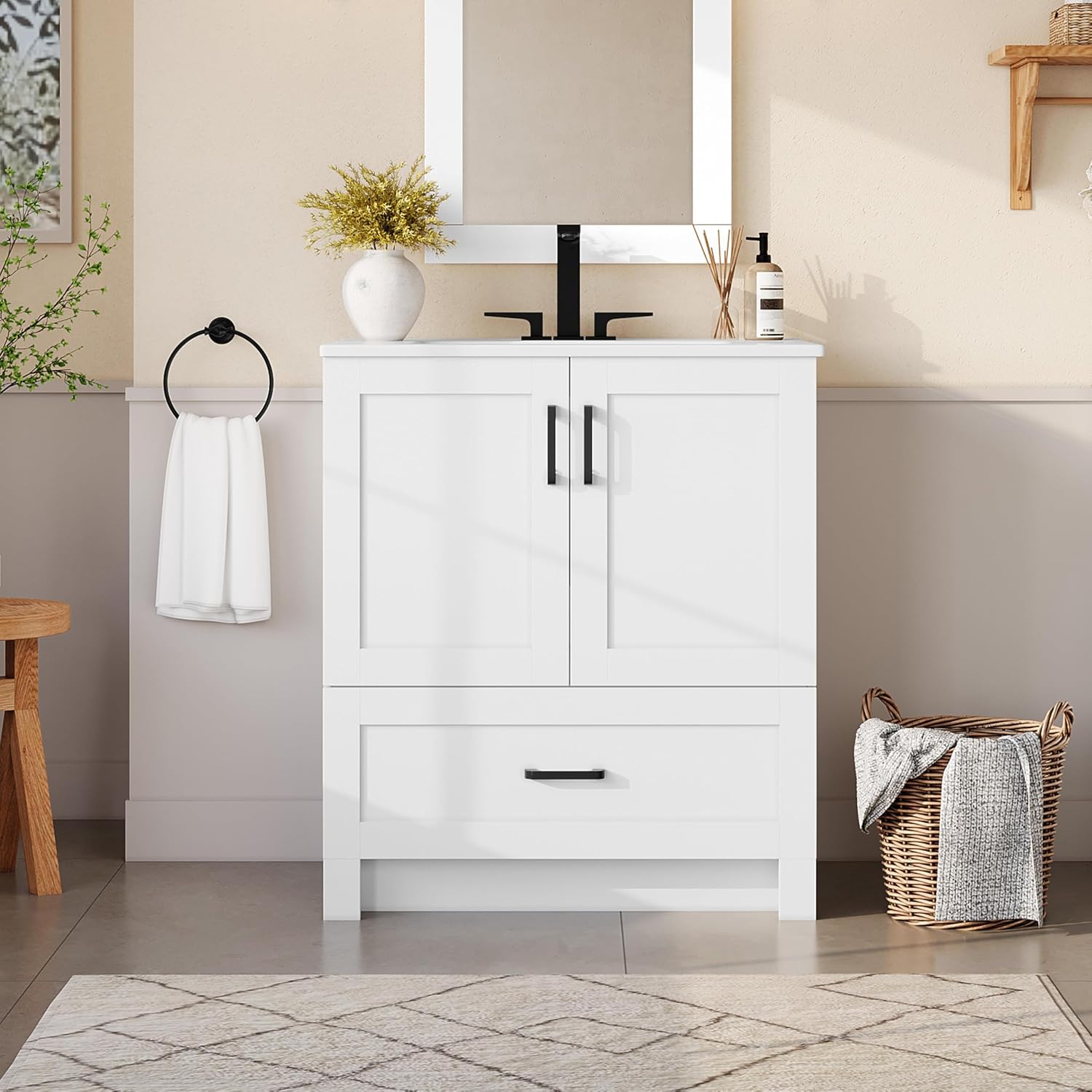 30 Inch Bathroom Vanity With C - Home Bathroom Vanity 评论和价格