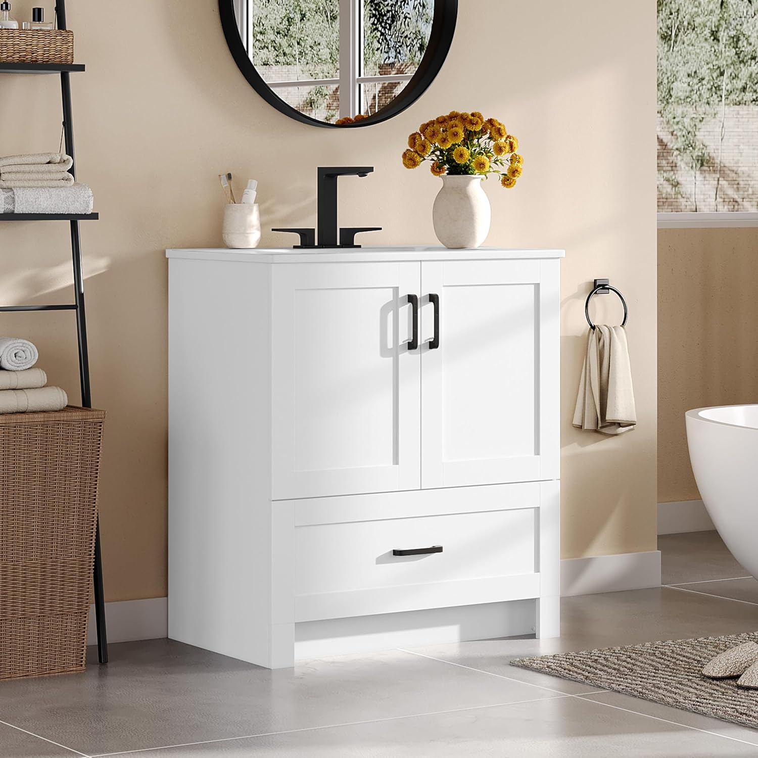 30 Inch Bathroom Vanity With C - Home Bathroom Vanity 评论和价格