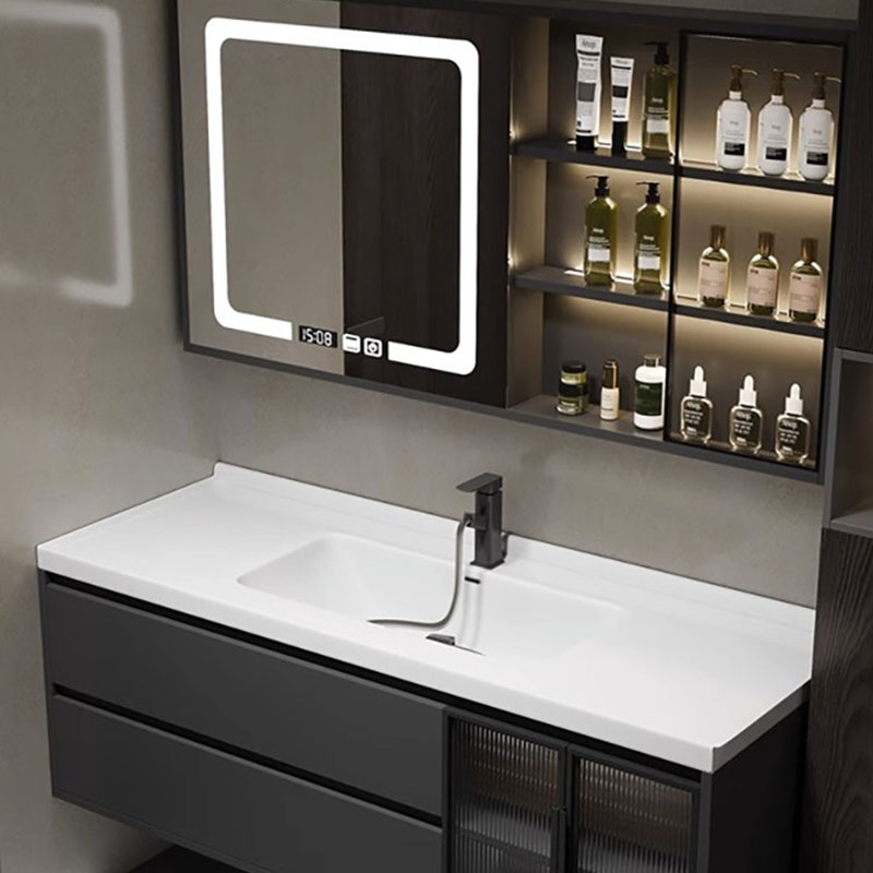 Luxury Mirror Bathroom Cabinet - Home Bathroom Partition Wall 评论和价格