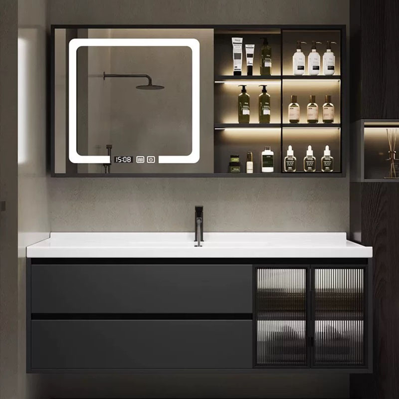 Luxury Mirror Bathroom Cabinet - Home Bathroom Partition Wall 评论和价格