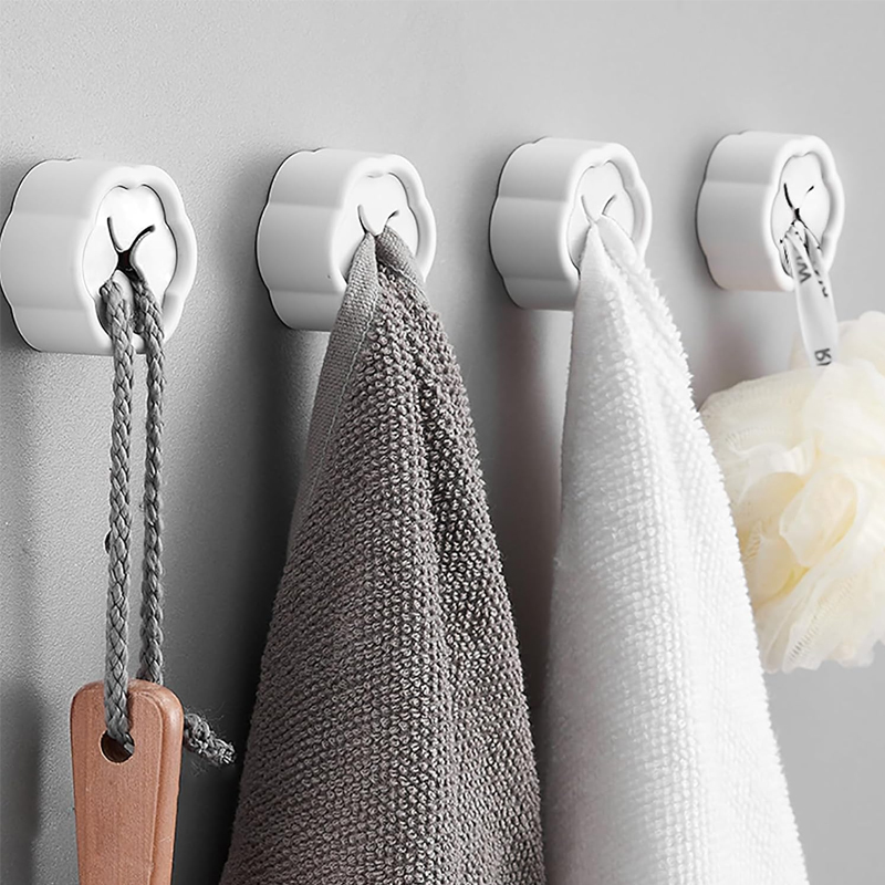 6PCS Self Adhesive Towel Holde - Home Bathroom Organizer 评论和价格