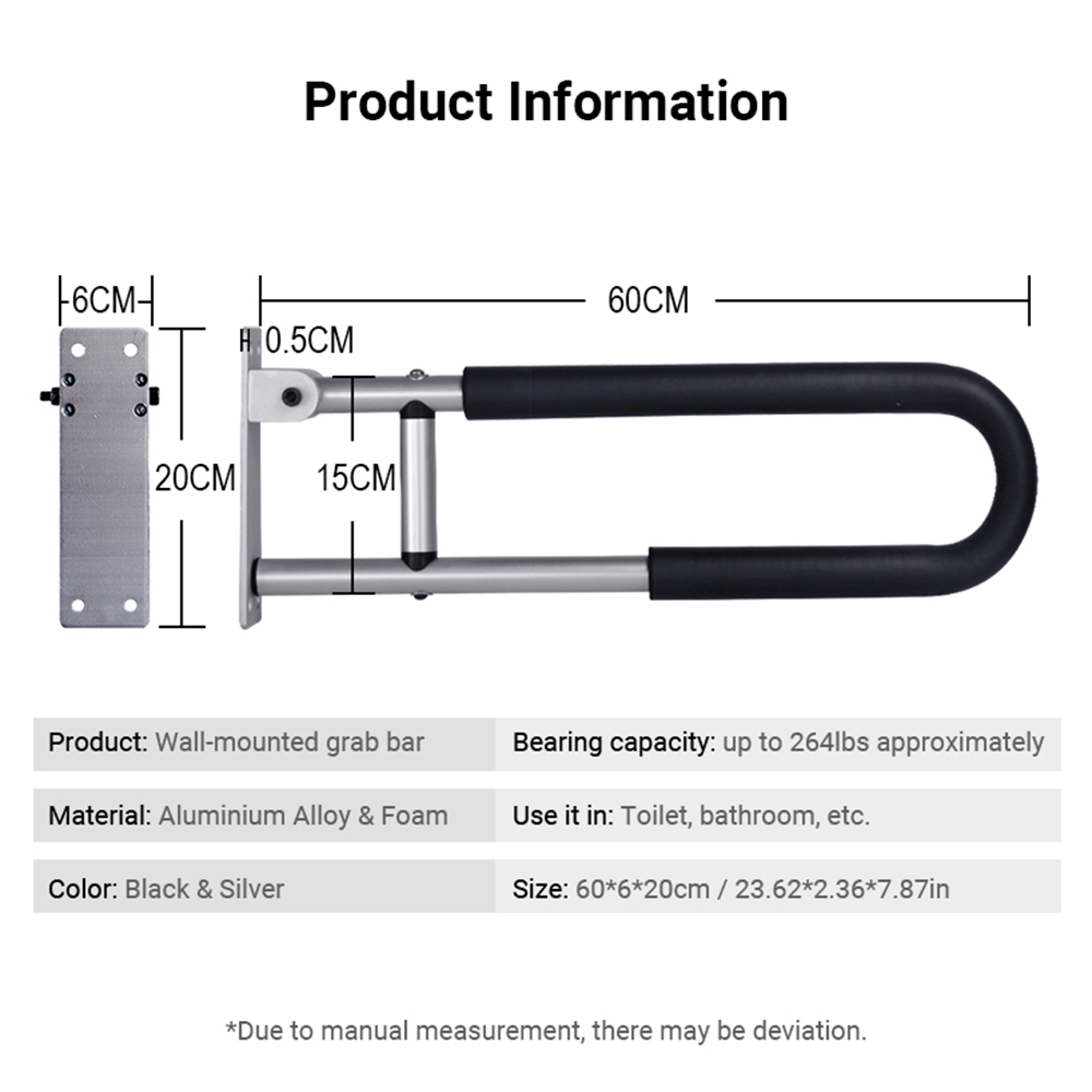 Handrail for Toilet Anti-Fall  - Home Bathroom Grab Bar 评论和价格