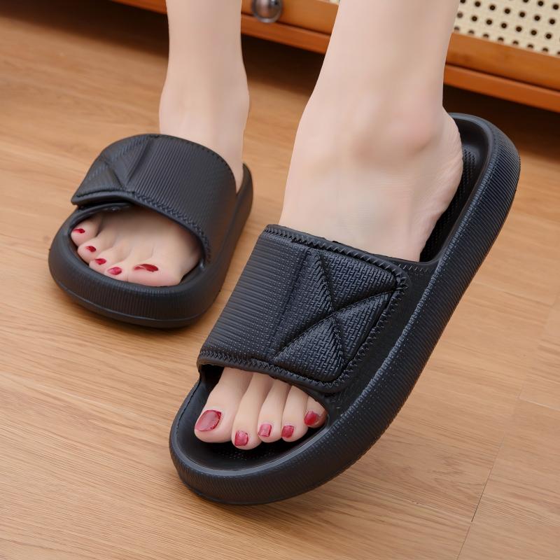 Men's Thick-Soled Slip-On Slip - Home Bathroom Wear 评论和价格