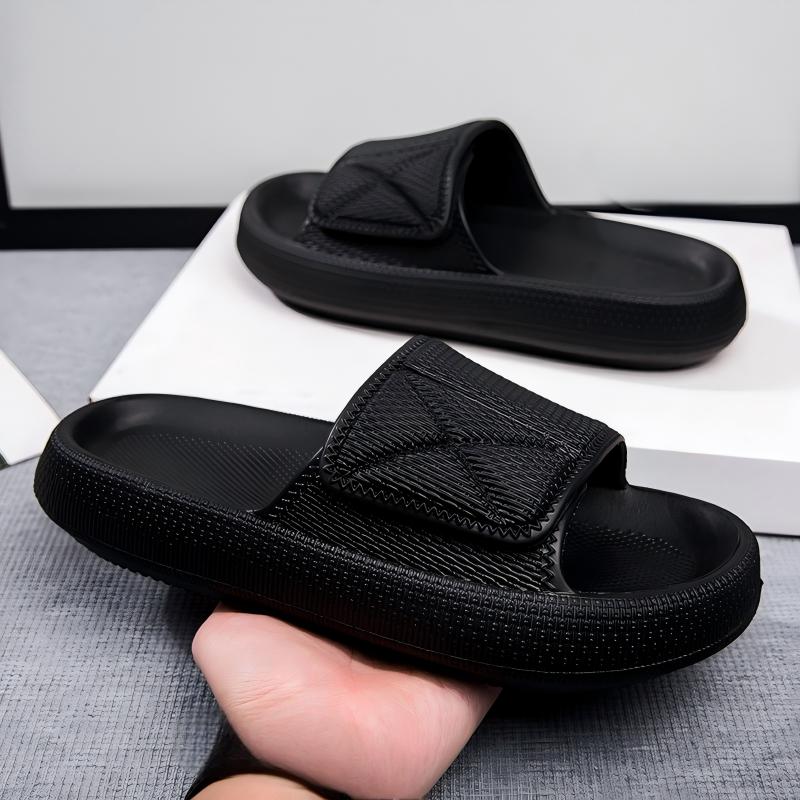 Men's Thick-Soled Slip-On Slip - Home Bathroom Wear 评论和价格
