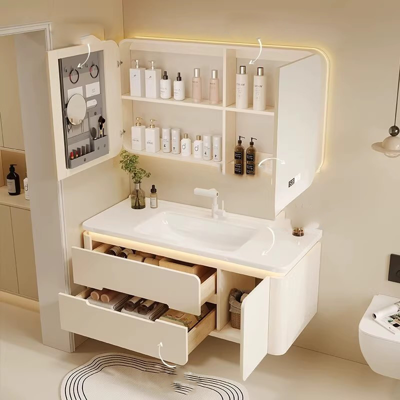 Modern Drawers Bathroom Cabine - Home Bathroom Partition Wall 评论和价格