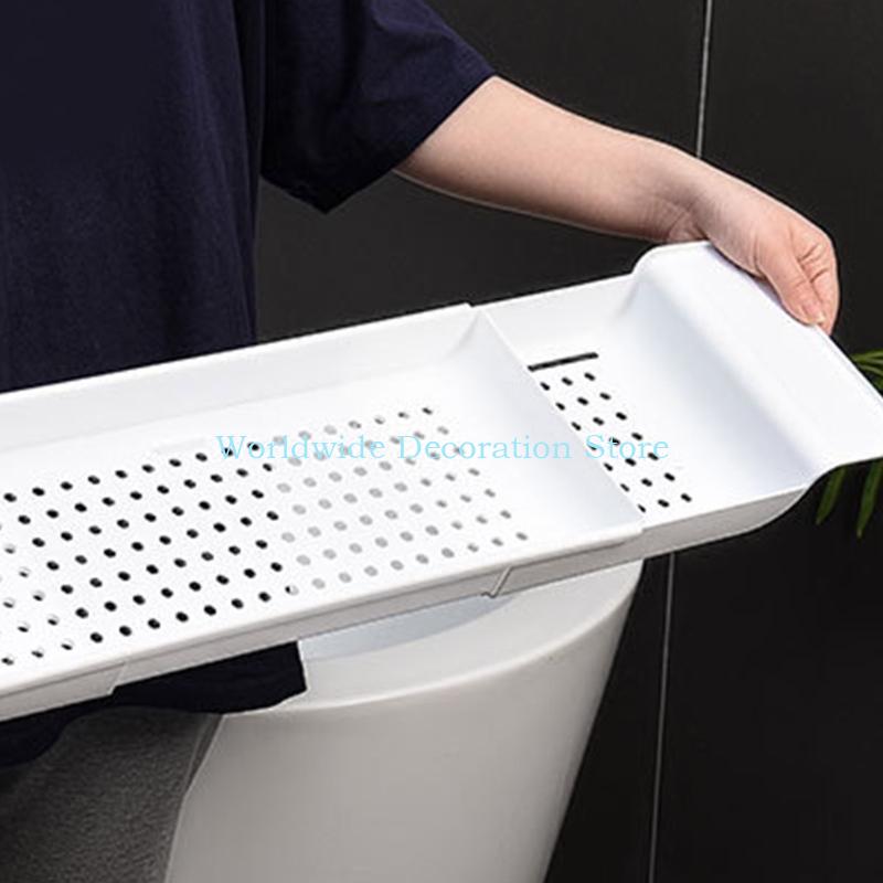 Q39B Expandable Drain Bath She - Bath Caddy Tray 评论和价格