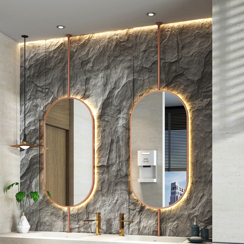 Size60x90cm Ceiling Oval Hangi - Home Bathroom Vanity 评论和价格
