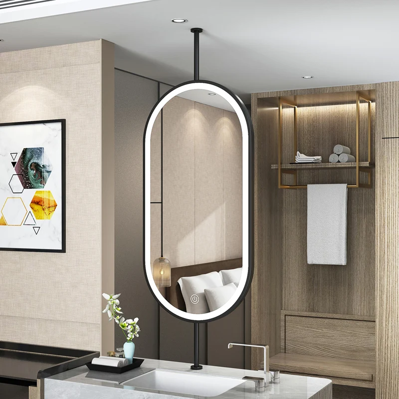 Size60x90cm Ceiling Oval Hangi - Home Bathroom Vanity 评论和价格