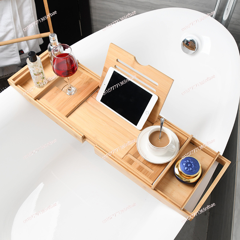 Luxury Brown Bathtub Caddy, Ex - Bath Caddy Tray 评论和价格