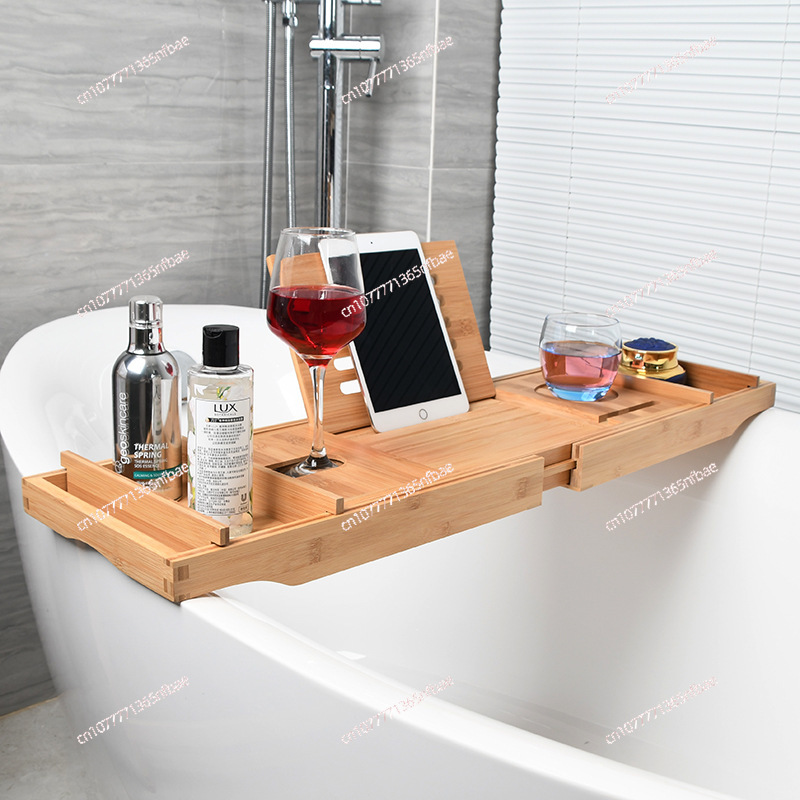 Luxury Brown Bathtub Caddy, Ex - Bath Caddy Tray 评论和价格