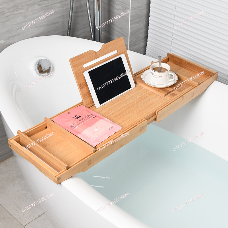 Luxury Brown Bathtub Caddy, Ex - Bath Caddy Tray 评论和价格