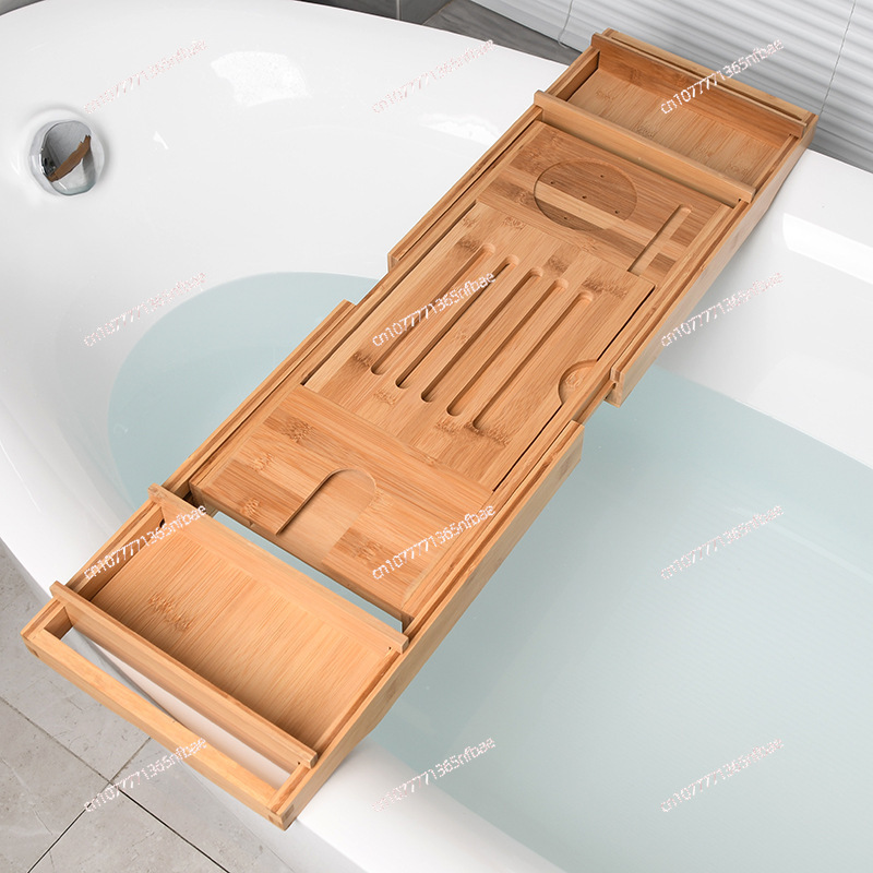 Luxury Brown Bathtub Caddy, Ex - Bath Caddy Tray 评论和价格