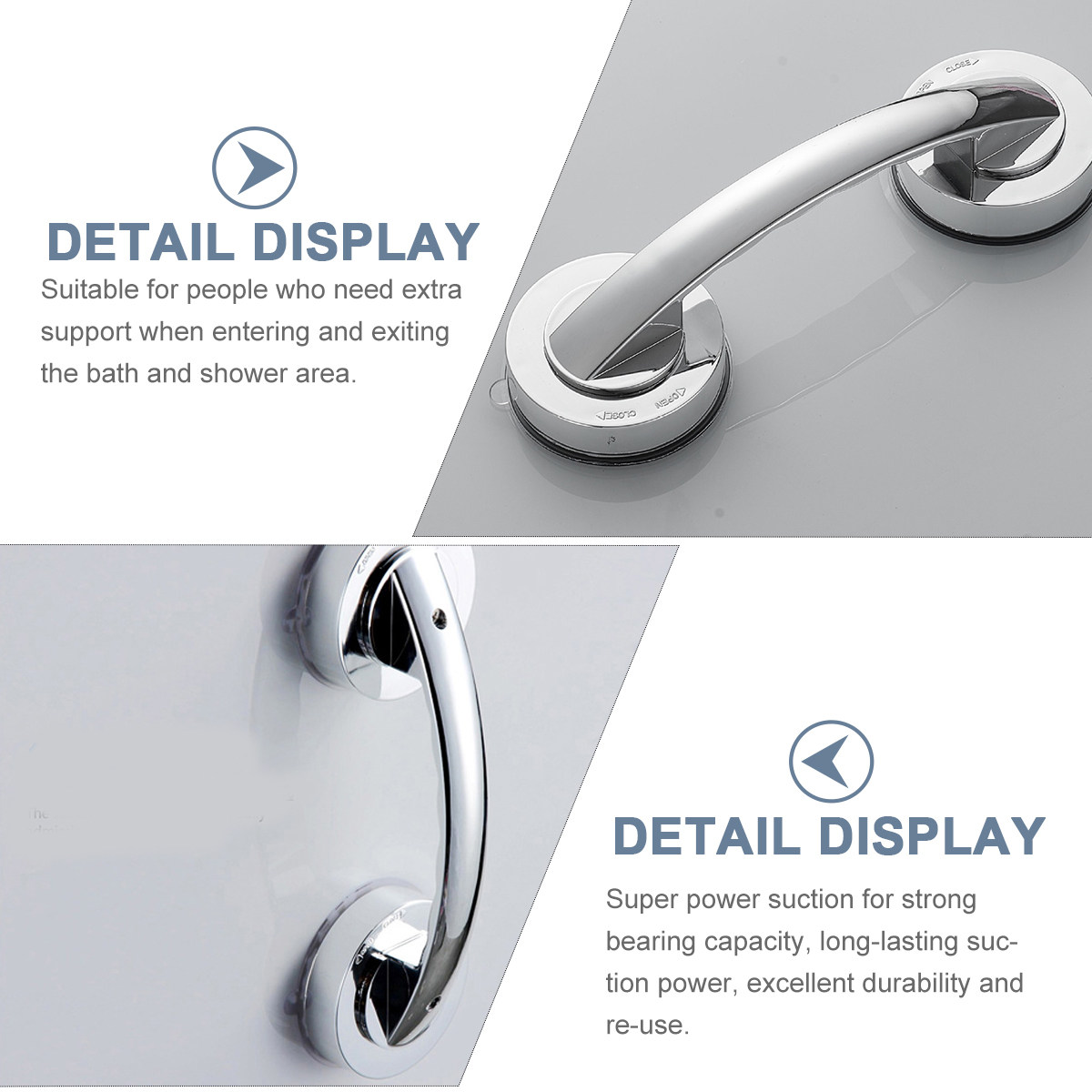 Suction Handle Door Grab Bar f - Home Bathroom Grab Bar 评论和价格